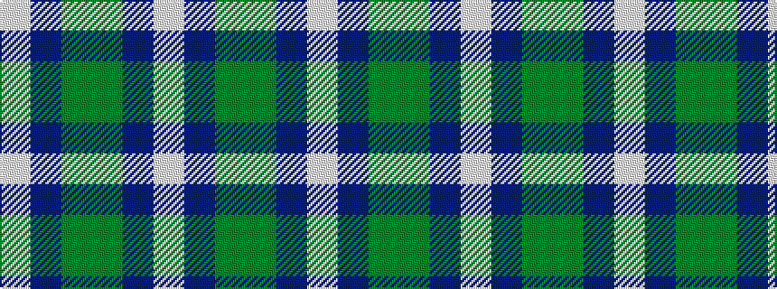 idealised woven sample of pattern WBGGBW
