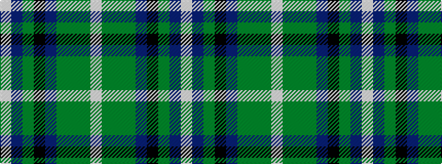 idealised woven sample of pattern WBGKBGGGW