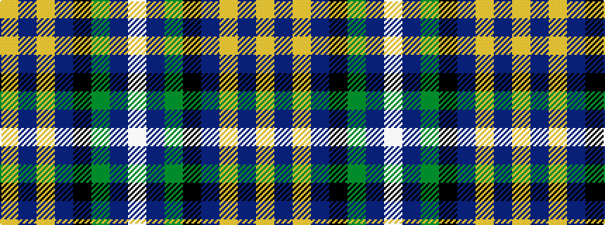 idealised woven sample of pattern WBGKBYBY