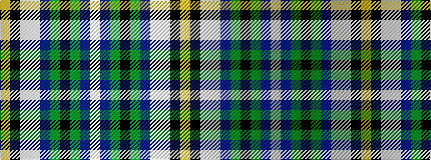 idealised woven sample of pattern WBGKGBWWKY