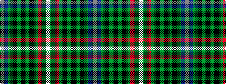 idealised woven sample of pattern WBGKGKGKGRGW