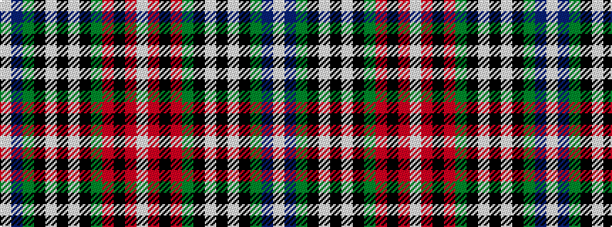 idealised woven sample of pattern WBGKWKWKGRKRW