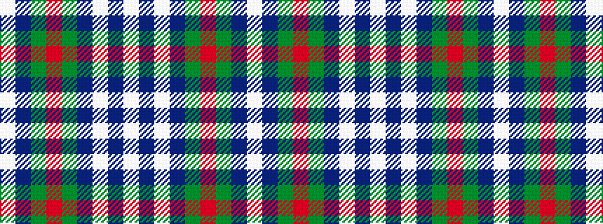 idealised woven sample of pattern WBGRGBWBW