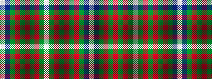 idealised woven sample of pattern WBGRGRGRGW
