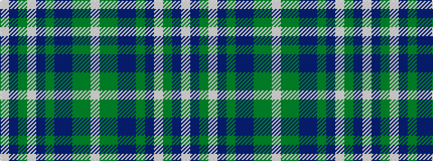 idealised woven sample of pattern WBGWBGBBGGW