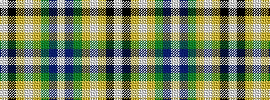 idealised woven sample of pattern WBGYWYKW