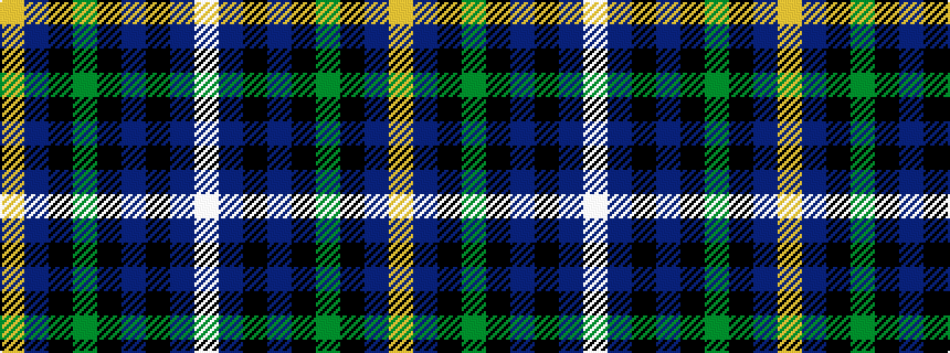 idealised woven sample of pattern WBKBKGKBY