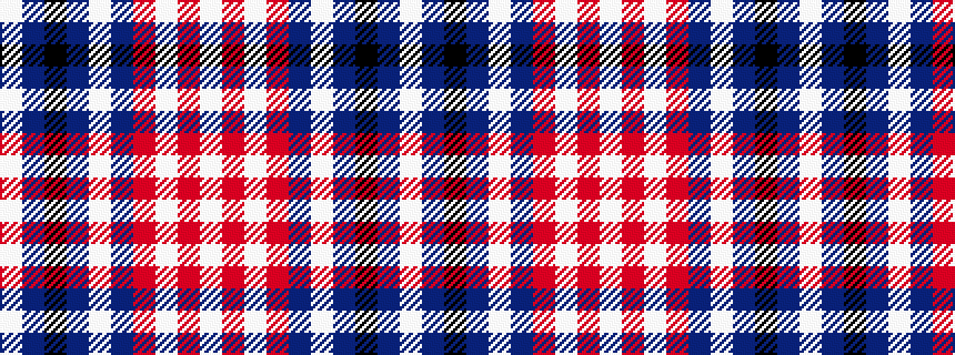 idealised woven sample of pattern WBKBWBRWRW