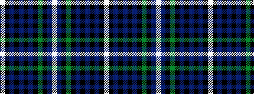 idealised woven sample of pattern WBKGKBKBKBKW