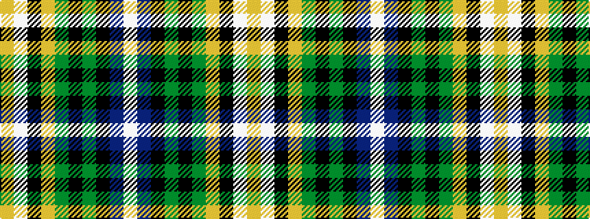 idealised woven sample of pattern WBKGKGYKWY