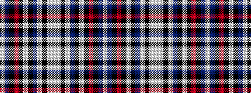 idealised woven sample of pattern WBKRKWKBWKWW