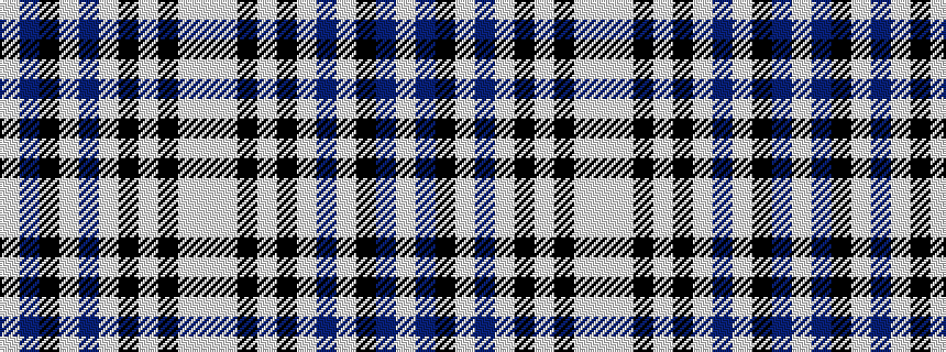 idealised woven sample of pattern WBKWBWKWKWW