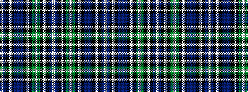 idealised woven sample of pattern WBKWKBBBKWKGWGKWKBW