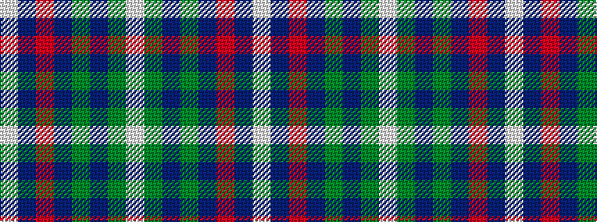 idealised woven sample of pattern WBRBGBGW