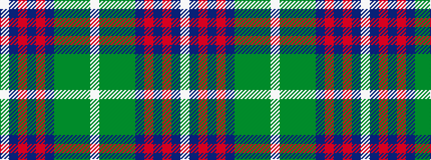 idealised woven sample of pattern WBRBRBGGGGW