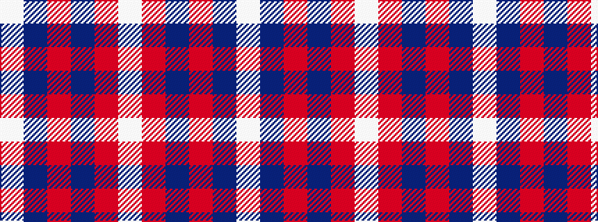 idealised woven sample of pattern WBRBRW