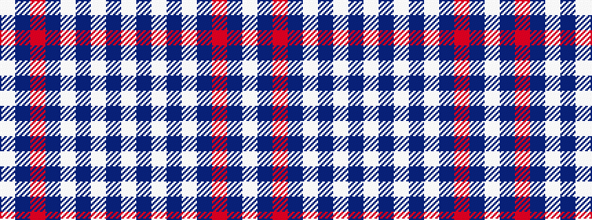 idealised woven sample of pattern WBRBWBWBW
