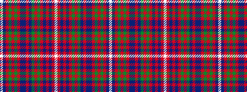 idealised woven sample of pattern WBRGRGRBBRBGRGRBRBRW