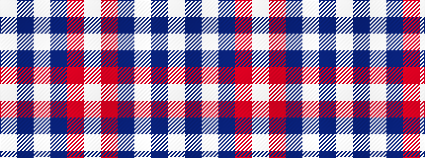 idealised woven sample of pattern WBWBRW