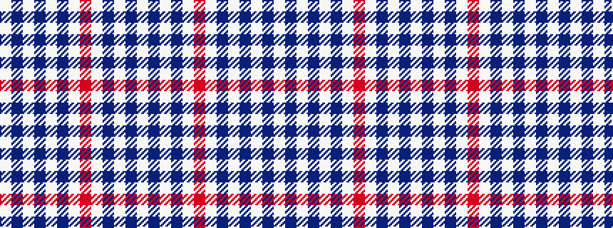 idealised woven sample of pattern WBWBWBWRWBWBW