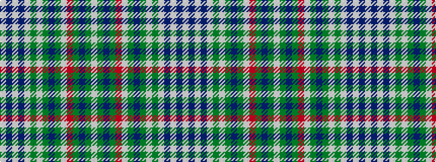idealised woven sample of pattern WBWBWGWGBGWRGBGW