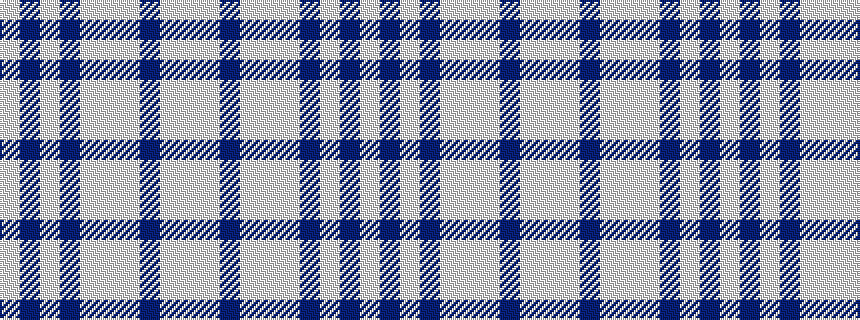 idealised woven sample of pattern WBWBWWWBWW