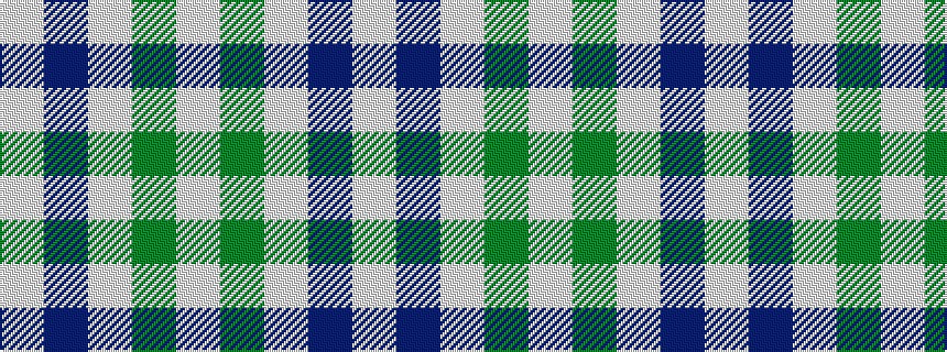 idealised woven sample of pattern WBWGW