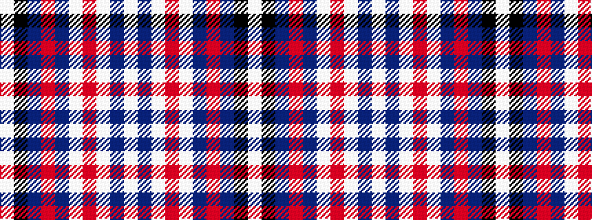 idealised woven sample of pattern WBWRWBRBKW