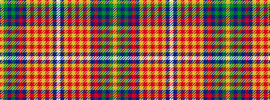 idealised woven sample of pattern WBYRYRYRYBRBGBGY