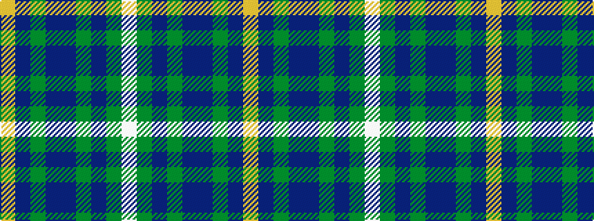 idealised woven sample of pattern WGBGBBGBY