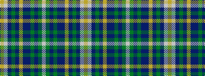 idealised woven sample of pattern WGBGBBYBGBWY