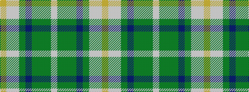 idealised woven sample of pattern WGGGBGWWY