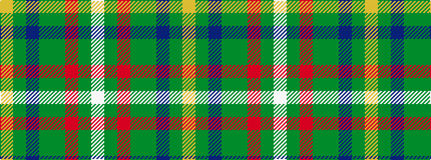 idealised woven sample of pattern WGRGGBGY