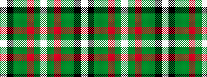 idealised woven sample of pattern WGRGGKW