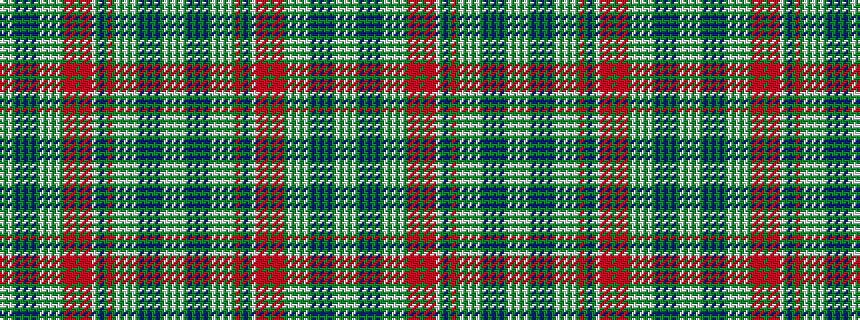 idealised woven sample of pattern WGWGBGBGBGWGWGWGRGBGWRRRGRRRGWGWGWGBGBGBGWGW