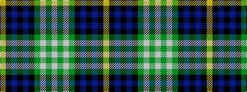 idealised woven sample of pattern WGWGKBKBKY