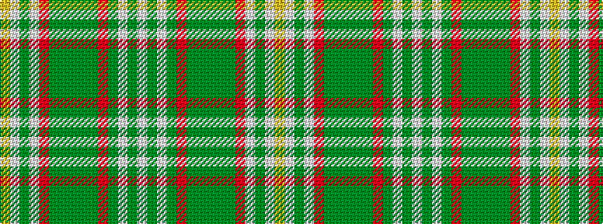 idealised woven sample of pattern WGWGRGGGGGRWGWY