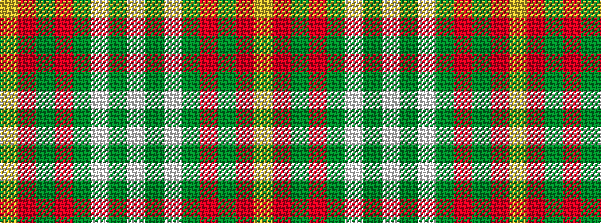 idealised woven sample of pattern WGWGRGRY