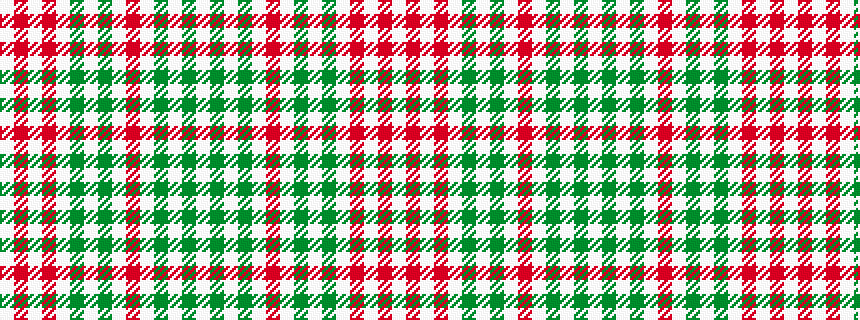 idealised woven sample of pattern WGWGWRWGWGWRWRW