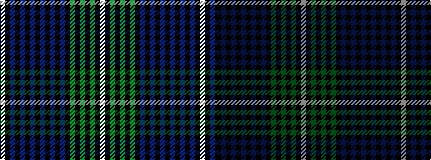 idealised woven sample of pattern WKBKBKBKBKBKBKGKGKGKW