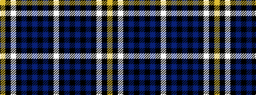 idealised woven sample of pattern WKBKBKBKWKY
