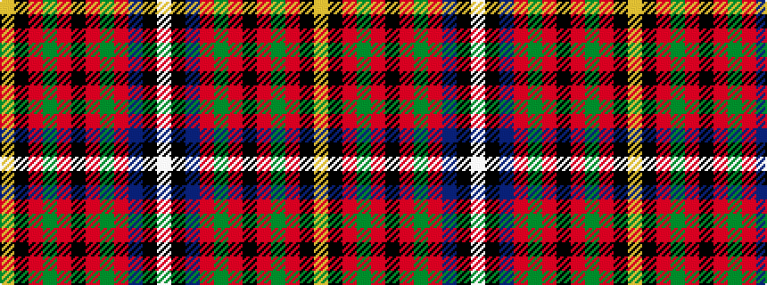 idealised woven sample of pattern WKBRGRKRGRKY