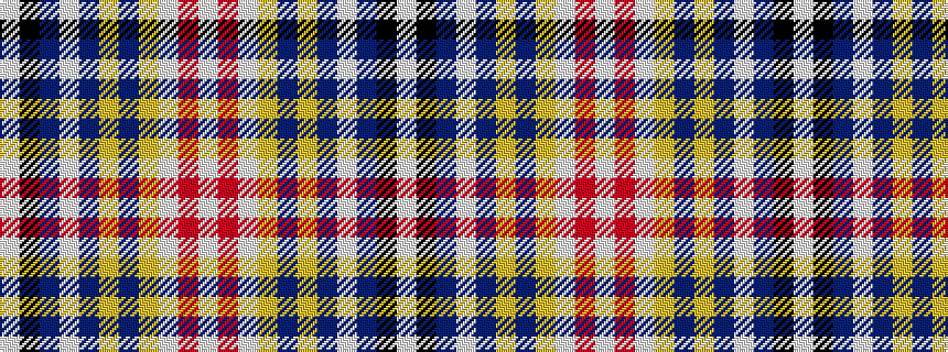 idealised woven sample of pattern WKBWBYBYWRW