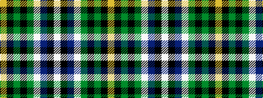 idealised woven sample of pattern WKBWGKGKY