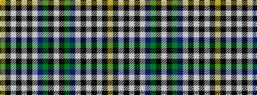 idealised woven sample of pattern WKGBWKWKWKY