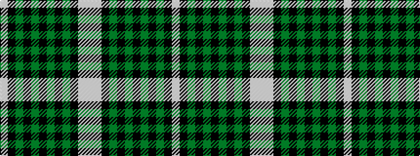 idealised woven sample of pattern WKGKGKGKGKWW