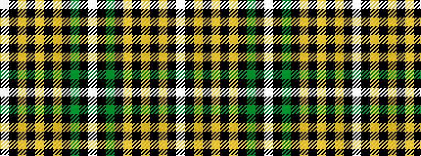 idealised woven sample of pattern WKGKYKYKYKW