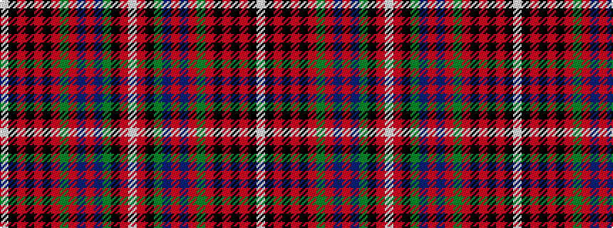 idealised woven sample of pattern WKRKRKRGRBRBGKRW