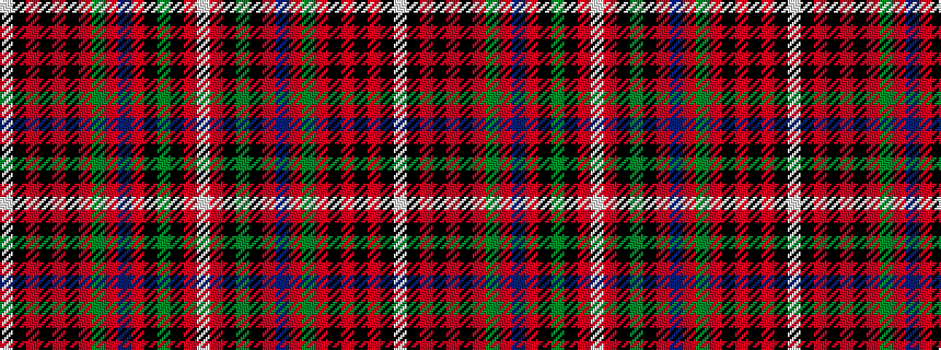 idealised woven sample of pattern WKRKRKRGRBRKGKRW