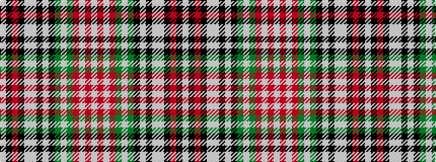 idealised woven sample of pattern WKRKWWKWKGWGRWRW